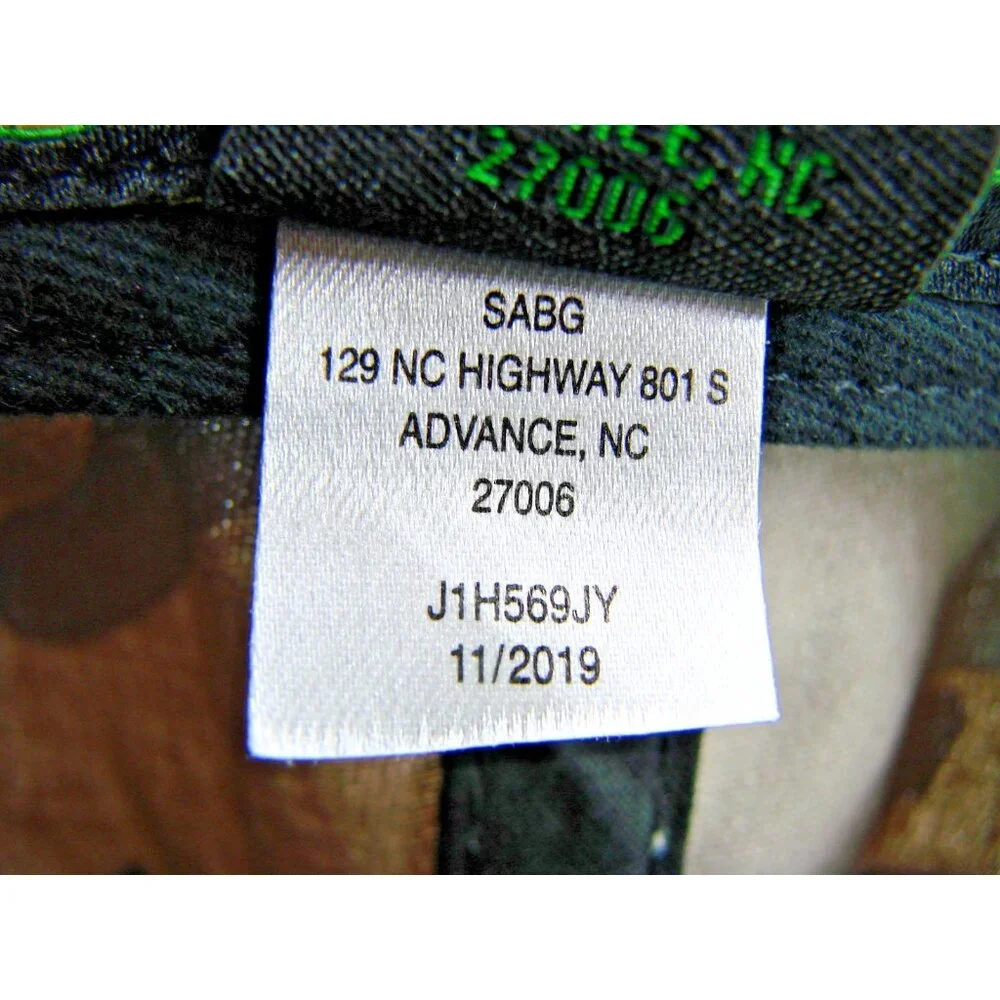 John Deere Youth Hat Ballcap Camo Baseball Hat One Size Camouflage Adjustable